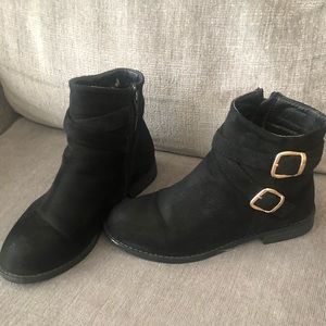 Buckled booties